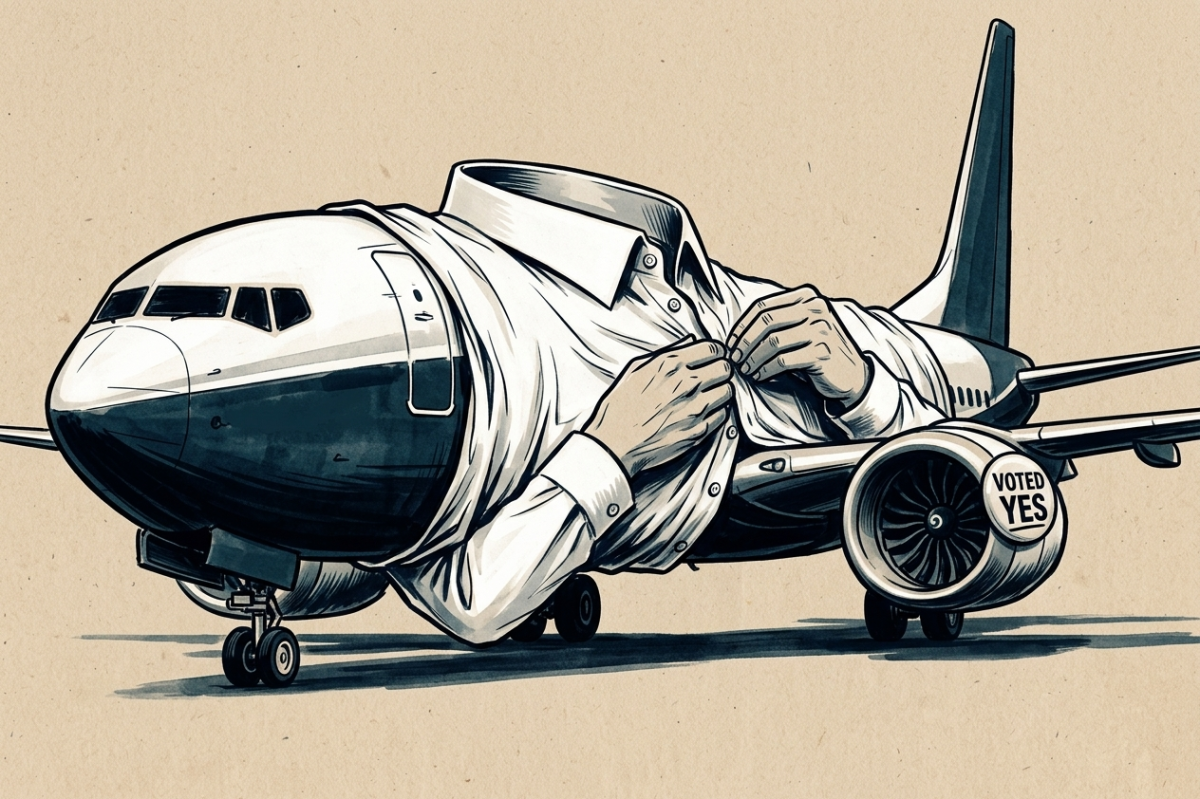Boeing Labor peace secured visual